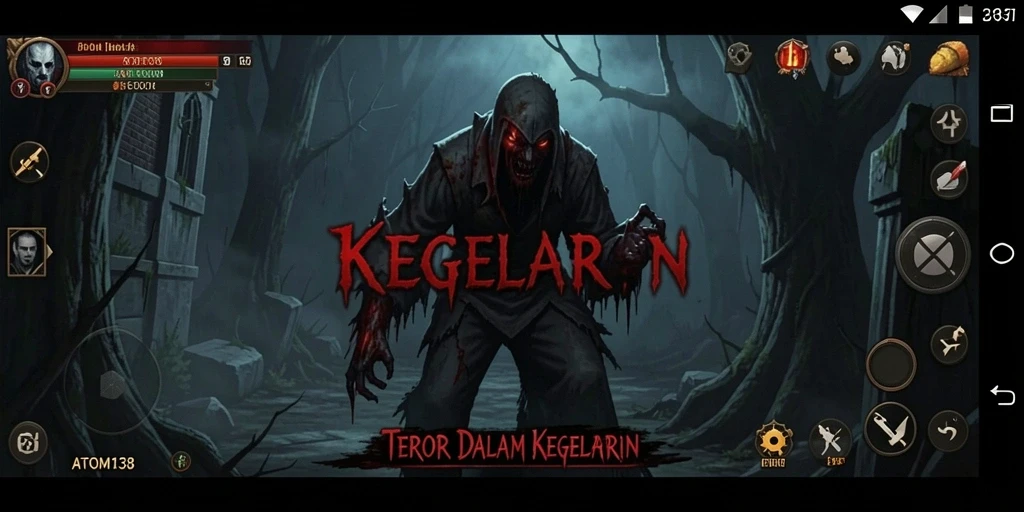 Gameplay menegangkan ATOM138 yang penuh dengan teror.