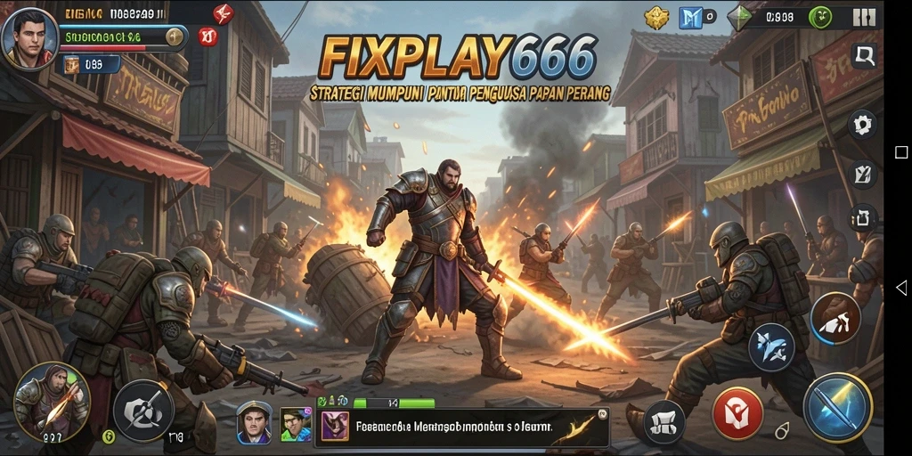 Tangkapan layar gameplay FIXPLAY666 menampilkan strategi seru dan pertempuran mendalam.