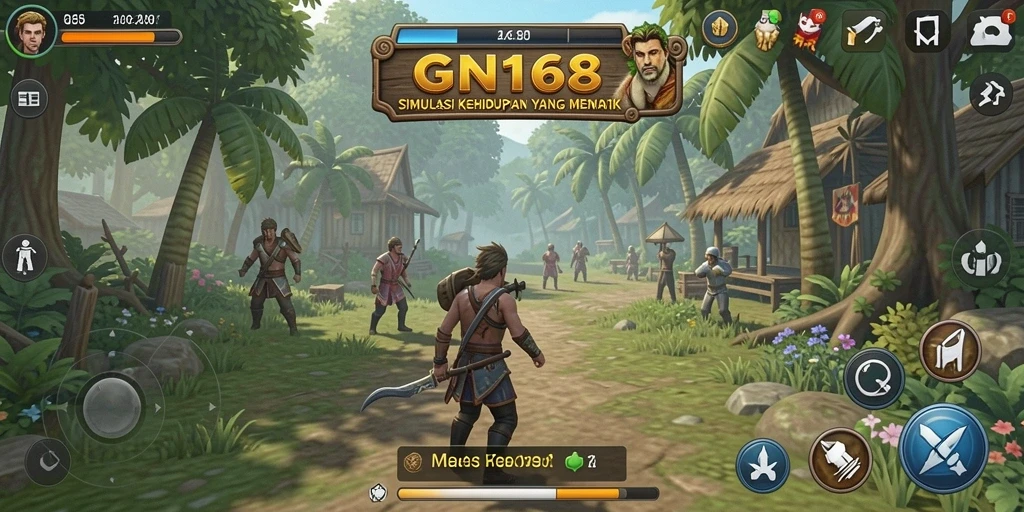 Tampilan gameplay GN168 yang menarik dan interaktif.