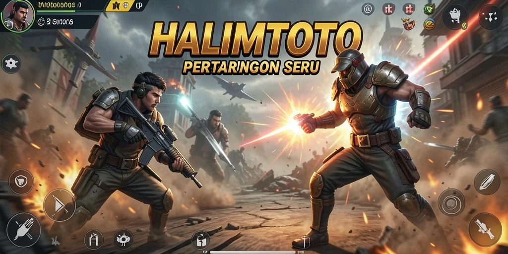 Gameplay seru dalam HALIMTOTO dengan tindakan mendebarkan.