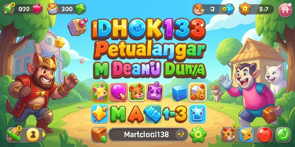 Tampilan gameplay IDRHOKI138 yang seru dan menantang dalam genre Match-3.