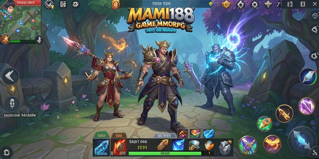 Gameplay MAMI188 yang penuh aksi dalam dunia MMORPG.