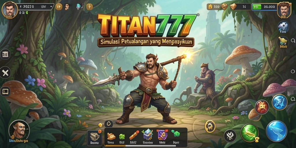 TITAN777 menampilkan gameplay simulation yang imersif dan interaktif.