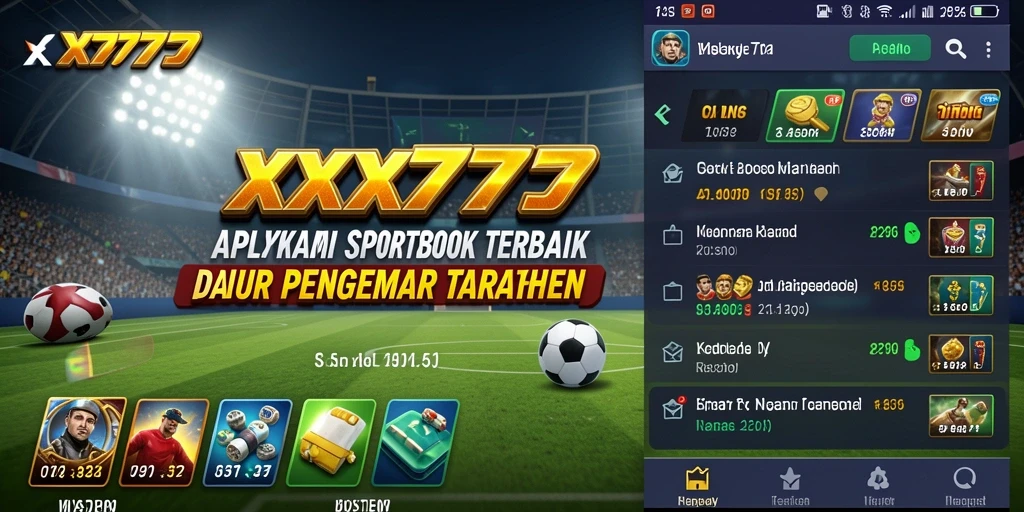 Tampilan antarmuka XXX777 yang menarik dan mudah digunakan.
